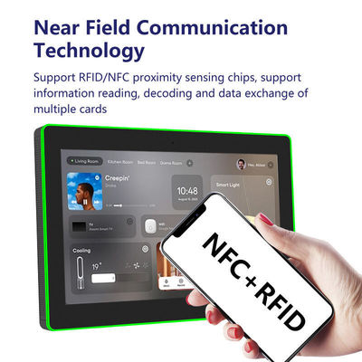 15.6 اینچ RK3566 NFC POE قدرت تبلت PC دیوار نصب جلسه تبلت اندروید با چراغ LED