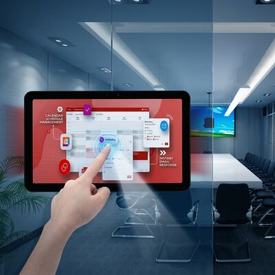 15تبلت اتاق کنفرانس RK3566 6 اینچی با POE Power و پشتیبانی NFC