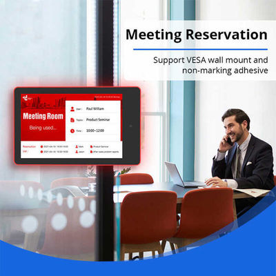 13.3 اینچ RK3568 صفحه نمایش برنامه اتاق کنفرانس با دوربین 5.0M / P و نور LED اطراف