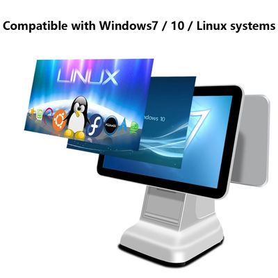 ترمینال پول نقد محصول 15.6 اینچ اندروید POS همه در یک سوپرمارکت مینی دستگاه پول نقد با خروجی چاپگر رنگی