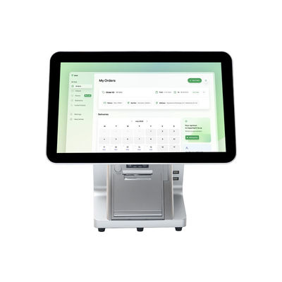 Win7/10 اندروید سازگار 15.6 اینچ دو صفحه نمایش POS سیستم مانیتور ماندگار IPS لمسی مانیتور برای رستوران سوپرمارکت