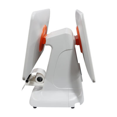 اسکنر رابط USB3.0 All in One Core White، سیستم ترمینال صندوق فروشگاهی POS با چاپگر 80 میلی متری و LCD 15.6 اینچی