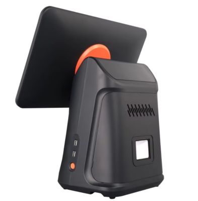 دستگاه فروش خرده فروشی 15.6 اینچ ترمینال POS اندروید با اسکنر و پرینتر 4GB حافظه DDR4 64GB ظرفیت دیسک سخت