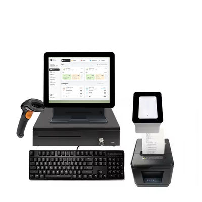 سیستم POS پیشرفته 15.6 اینچی با صفحه لمسی با نرم افزار نمایش مشتری