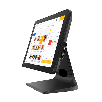 15.6 اینچ 8+256 گیگابایت حافظه بزرگ صندوق فروشگاهی POS با صفحه نمایش لمسی 1080P ویندوز 10 به همراه صفحه نمایش مشتری