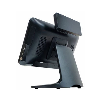 15.6 اینچ 8+256 گیگابایت حافظه بزرگ صندوق فروشگاهی POS با صفحه نمایش لمسی 1080P ویندوز 10 به همراه صفحه نمایش مشتری