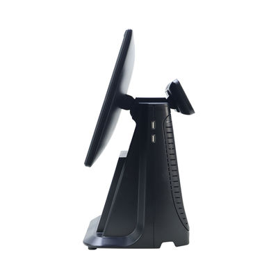 دستگاه پوز لمسی 15.6 اینچی با عملکرد بالا، پردازنده I3، همه کاره برای سوپرمارکت و خرده فروشی، همراه با نمایشگر مشتری