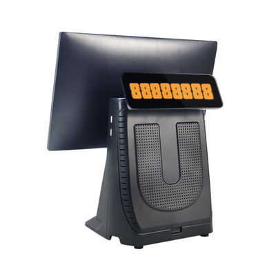 دستگاه پوز لمسی 15.6 اینچی با عملکرد بالا، پردازنده I3، همه کاره برای سوپرمارکت و خرده فروشی، همراه با نمایشگر مشتری