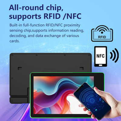 تبلت اندرویدی ۱۰.۱ اینچی دیواری با پردازنده چهار هسته‌ای Rockchip RK3576 و نوار نور LED چهار طرفه برای رزرو اتاق جلسه