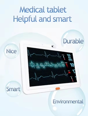 نصب دیواری 10.1inch android tablet pc مراقبت های پزشکی وای فای POE 4G LTE دوربین تماس دستی پرستار سیستم تماس برای بیمارستان کلینیک