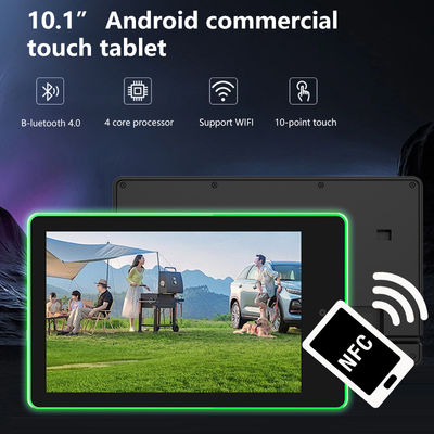 تبلت اندروید با قابلیت POE و نصب دیواری 15.6 اینچی، سیستم رزرو اتاق کنفرانس با نور LED