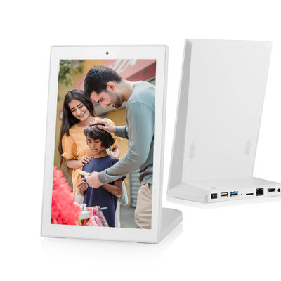 8 اینچ کیوسک تجاری شکل L صفحه لمسی اندروید تبلت کامپیوتر خدمات مشتری بازخورد برای رستوران هتل