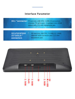 نصب دیواری 32 اینچ صفحه نمایش تبلیغاتی نشانه های دیجیتال صفحه نمایش تبلت اندروید پی سی POE NFC عملکرد وای فای