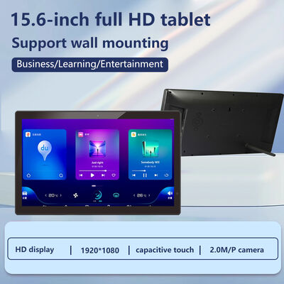 تبلت PC با صفحه نمایش 15.6 اینچی، 1080p IPS، ویندوز 10، POE، NFC، RJ45، Wi-Fi، صفحه لمسی، مناسب برای تبلیغات تجاری