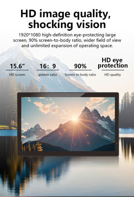 تبلت PC با صفحه نمایش 15.6 اینچی، 1080p IPS، ویندوز 10، POE، NFC، RJ45، Wi-Fi، صفحه لمسی، مناسب برای تبلیغات تجاری