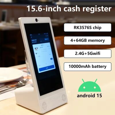 رومیزی نوع L 15.6 اینچ 1920x1080 اندروید 15 تبلت پی سی Wi-Fi NFC صفحه نمایش لمسی خازنی 10000mah هشت هسته ای فست فود othering با بلندگو