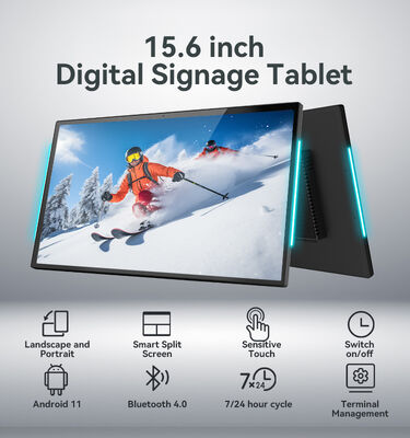 15.6 اینچ RK3566 Quad-Core Android Tablet PC با صفحه نمایش IPS 1080p و پشتیبانی POE NFC RFID برای اتاق های کنفرانس