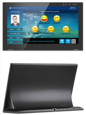 دسکتاپ اندروید تبلت pc pos NFC 17.3 اینچ 15.6 اینچ کیوسک تبلیغات IPS HD نمایش