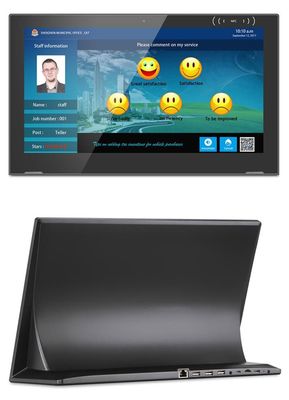 17 اینچ Poe NFC L-style دسکتاپ رستوران سفارش Android Tablet PC برای فروش خرده فروشی
