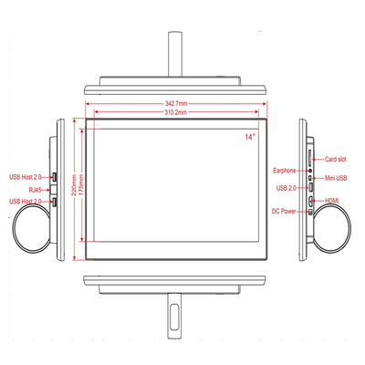 15 اینچ All-in-One Touchscreen PC با 10-Point Capacitive Touch، صفحه نمایش 1920×1080 Full HD و پردازنده Quad Core RK3399