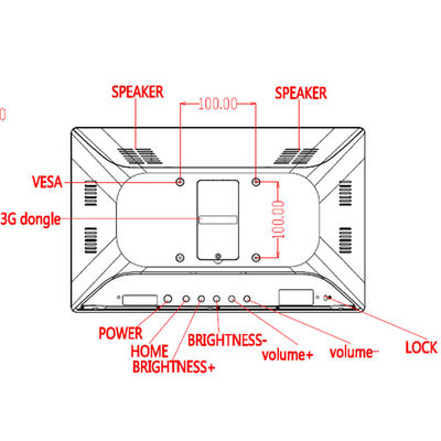 15.6 اینچ Ultra Thin All-in-One Touch Screen PC با ROM 8GB وای فای RJ45 و PoE