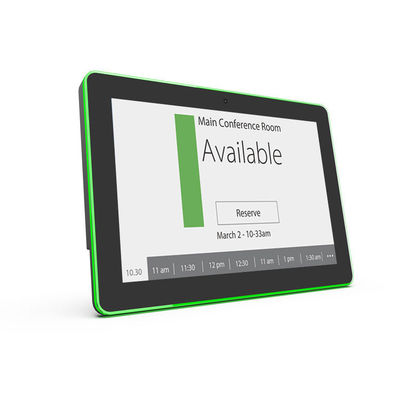 10.1 اینچ اتاق کنفرانس تبلت اندرویدی RK3399 NFC POE برنامه ریز اتاق جلسه تبلت PC با چراغ LED
