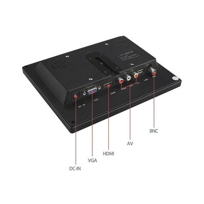 9~36VDC 800x480 8 اینچ LCD مانیتور CCTV با BNC AV HDMI USB