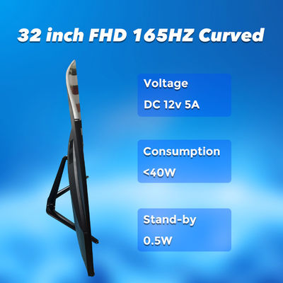 FCC 165HZ 350cd/M2 مانیتور رومیزی بازی Usd Hdmi DP برای کافه اینترنت