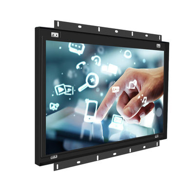 کیوسک 15 اینچ DC12v فریم باز صفحه نمایش لمسی VGA HDMI USB