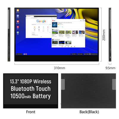 FCC 10 نقطه مانیتور صفحه لمسی وای فای / مانیتور صفحه لمسی 4k 5ms 1080p