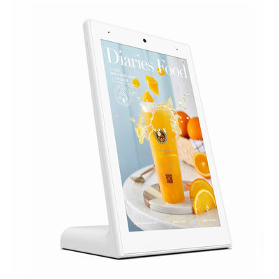 8 اینچ L-type Desktop Android Tablet RK3399 CPU صفحه نمایش لمسی تبلت برای رستوران هتل