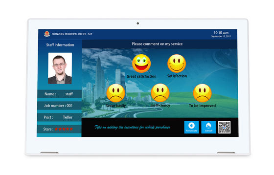 L شکل 1920x1080 13.3 اینچ همه در یک تبلت اندروید با صفحه لمسی WIFI RJ45