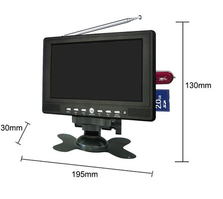 دوربین پشتیبان بی سیم 7 اینچ مانیتور ماشین LCD مانیتور TFT LCD IP67 1024x768