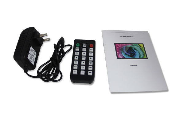 قاب عکس دیجیتال 7 اینچی LCD 1024x600 صفحه نمایش IPS روشنایی تنظیم پذیر