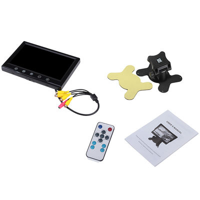 4 ویدئو ورودی 9 اینچ 5ms LCD مانیتور ماشین 1024X600 برای اتوبوس کامیون