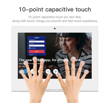 10.1inch IPS Touchscreen Android Tablet L Shape WIFI RJ45 AIO تبلت