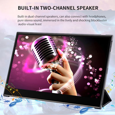 15.6 اینچ مانیتور قابل حمل با باتری برای کسب و کار و یکپارچه سازی سیستم