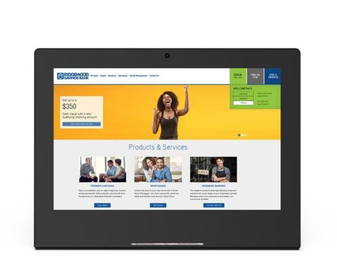 10.1'' L شکل RK3288 همه در یک تبلت اندروید IPS صفحه لمسی