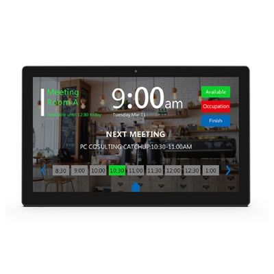 10.1 اینچ NFC POE اتاق جلسات دیواری تابلتی اندرویدی با نوار نور LED