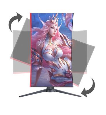 27 اینچ 165 هرتز گیمینگ دسکتاپ مانیتور HDMI DP Interfaces Rotating Stand