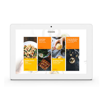 کیفیت  10 Inch 4G SIM Slot Wall Mount POE Meeting Room PC Android RK3288  USB OTG کارخانه