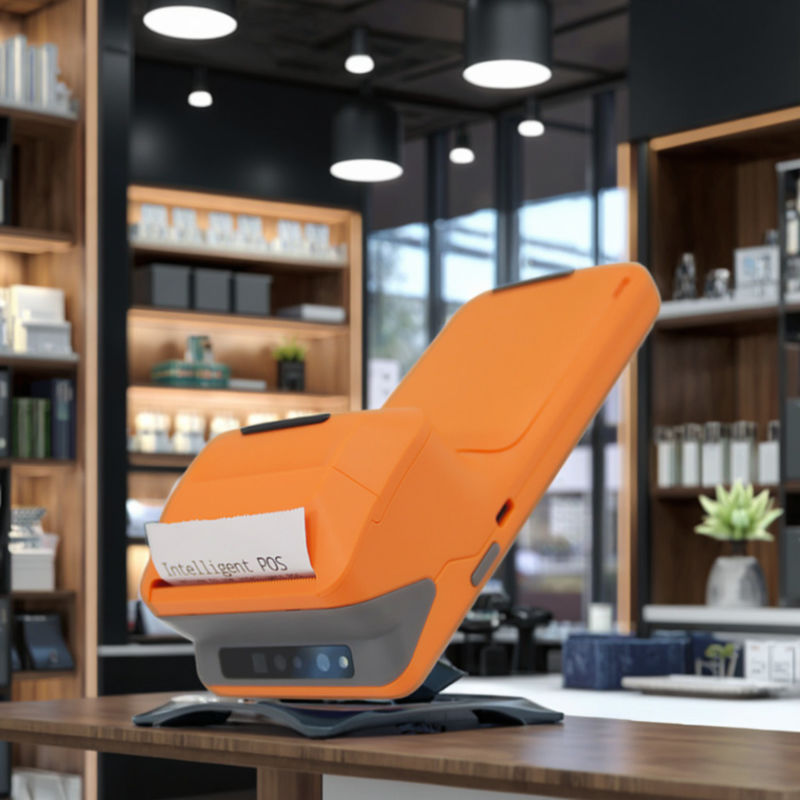 اندروید 11 ترمینال POS دستی ۵٫۴۵ اینچی با چاپگر حرارتی ۵۸ میلی متری NFC اتصال وای فای USB و حافظه ۳۲GB/۶۴GB بهترین