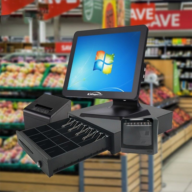 چاپگر انتقال حرارتی و نمایشگاه مشتری برای پرداخت نقدی بدون دردسر در سیستم POS مرکز خرید