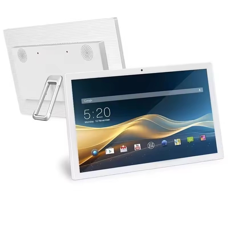 تبلت اندروید 14 اینچی 15.6 اینچی کامپیوتر با اسلات سیم کارت شبکه 4G LTE POE NFC صفحه نمایش لمسی چهار هسته ای آموزش کودکان یادگیری بازی نمایشگر تجاری