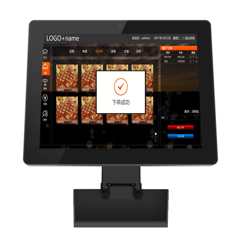 1تبلت.6GHz Quad Core Android POS با صفحه لمسی 15 اینچی و لمسی ظرفیت 10 نقطه ای