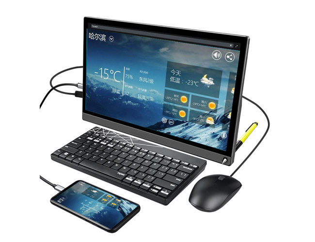 15مانیتور قابل حمل صفحه لمسی 6 اینچ 4K / Uhd Monitor Touchscreen برای PS4 Switch