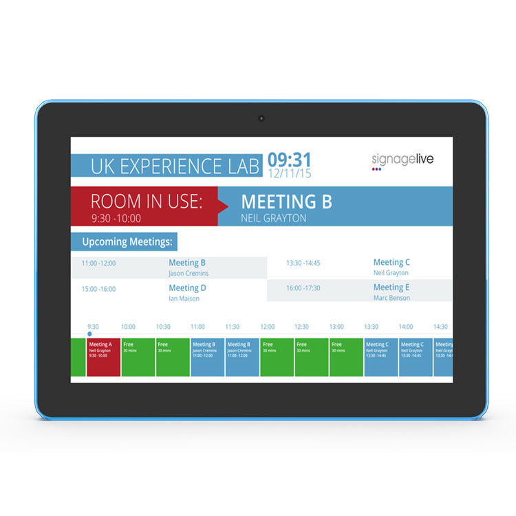 چراغ LED 10 اینچ اندروید 8.1 تبلت PC NFC POE همه در یک کامپیوتر