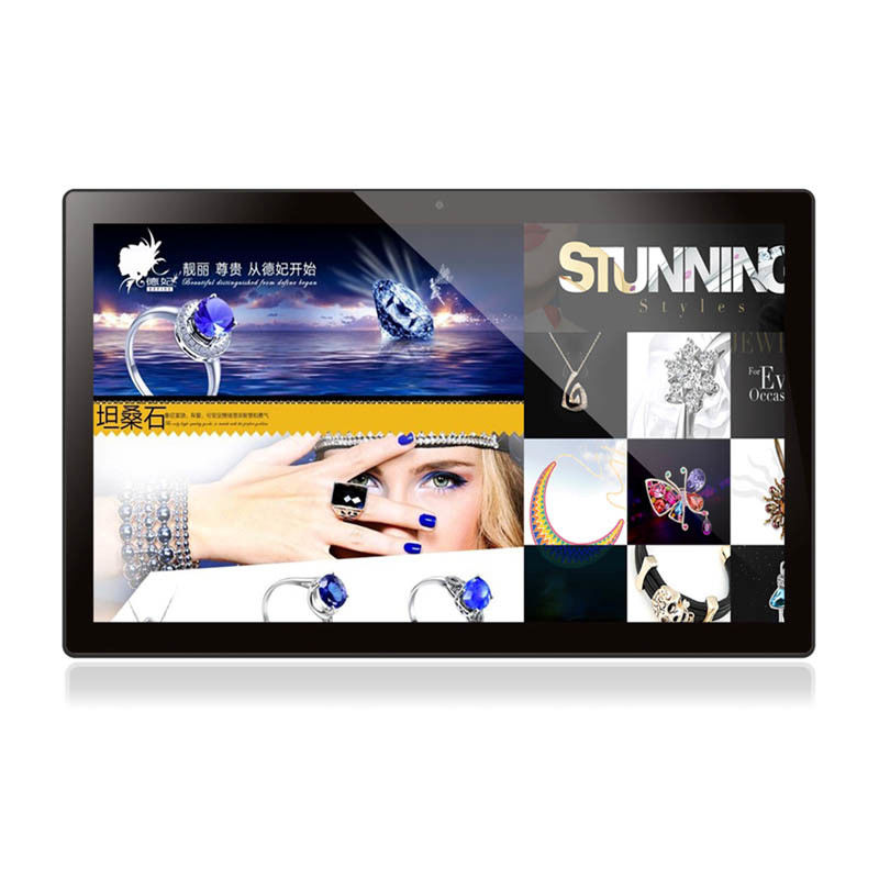 تبلت اندرویدی 24 اینچی با 350cd / m2 روشنایی و پشتیبانی USB HDMI برای سیگنال های دیجیتال