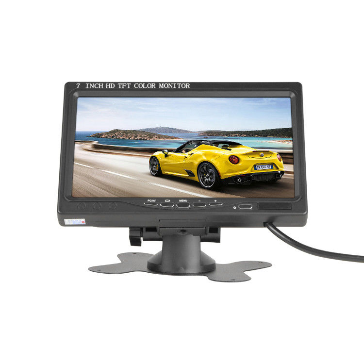 12-24V 800x480 7 اینچ مانیتور ماشین LCD با 2AV ویدئو