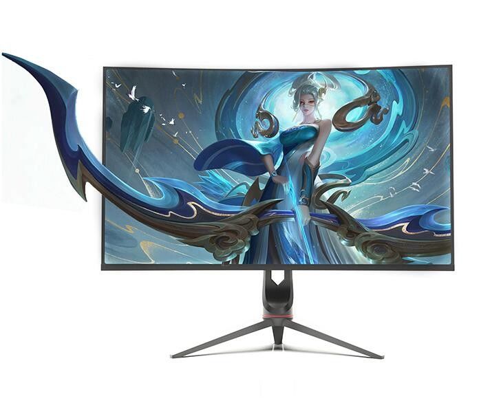 HDR10 مانیتور رومیزی 1k 165Hz بازی با پانل MVA قابل تنظیم